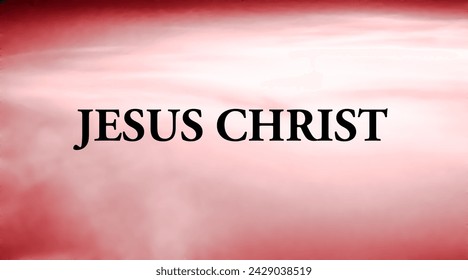 Jesus christ name with colorful background - Powered by Shutterstock