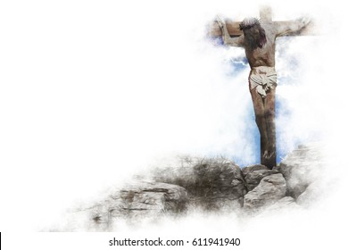 Crucifixion Of Jesus Images Photos Et Images Vectorielles De Stock Shutterstock