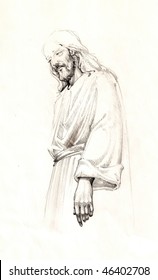 Jesus Christ Sketch Portrait