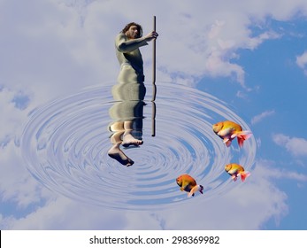 Jesus Walking On Water.