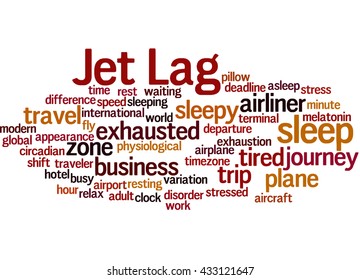 Jet Lag Word Cloud Concept On Stock Illustration 433121647 | Shutterstock
