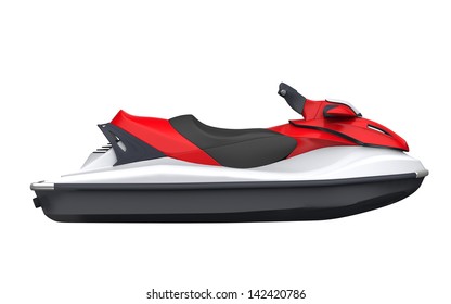 Jet Ski Isolated On White Background Stock Photo 1337656985 | Shutterstock