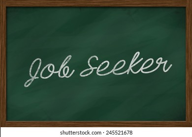 job seeker word on chalkboard - Powered by Shutterstock