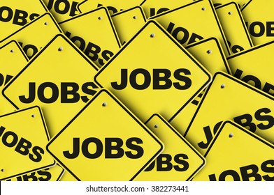Jobs Yellow Multiple Sign