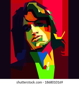 Joe Perry Pop Art WPAP