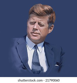John F Kennedy Painting