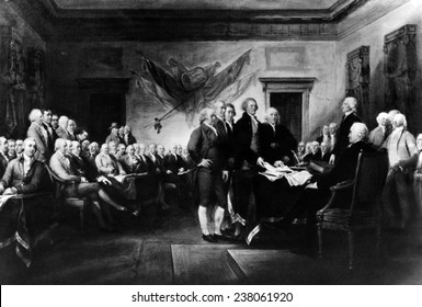 John Trumbull's 'Declaration of Independence' commissioned in 1817