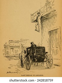 John Wesley Hardin Escaped Out A Hotel Window In His Long-johns To Avoid Arrest By Wild Bill Hickok In 1871. Hardin Had Shot Through A Wall To Silence A Snoring Man And 'accidently' Killed Him.