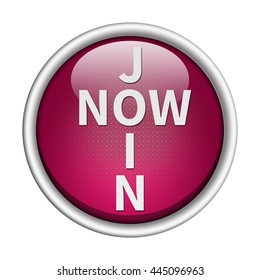 Join now button isolated