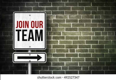 Join Our Team - Road Sign Concept