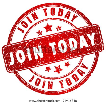 Join us today stamp
