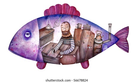 Jonah In The Belly Of The Fish