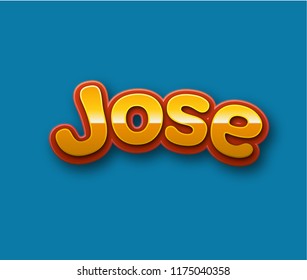 Jose Popular Nick Names Around World Stock Illustration 1175040358 