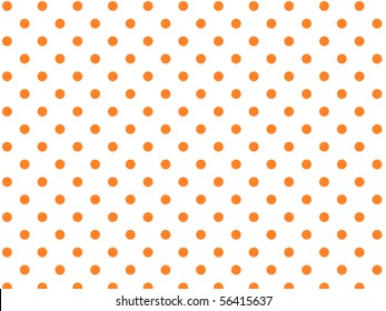 Jpg,  White Background With Orange Polka Dots.