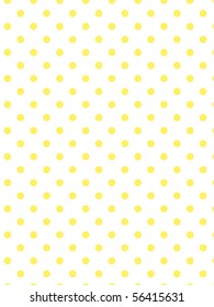 Jpg,  White Background With Yellow Polka Dots.