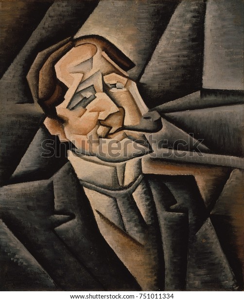 Juan Legua By Juan Gris 1911 Stock Illustration 751011334