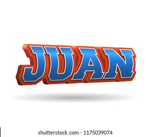 Juan Popular Nick Names Around World Stock Illustration 1175039074 ...