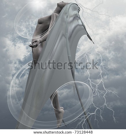 Similar – Image, Stock Photo whenever it rains I have to think of you…