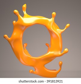 Juicy Letter 3d Q