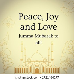JUMMA MUBARAK CARD TO ALL 
