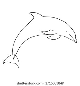 9,998 Dolphin outline Stock Illustrations, Images & Vectors | Shutterstock