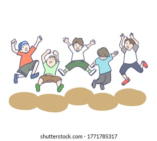 Jumping kids to the future