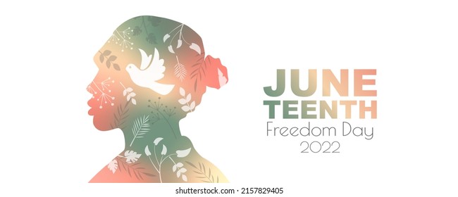 Juneteenth Freedom Day 2022 Banner.	