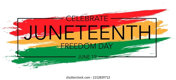 Juneteenth Freedom Day USA Background