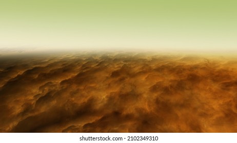 Jupiter Planet Atmosphere. 3d Illustration