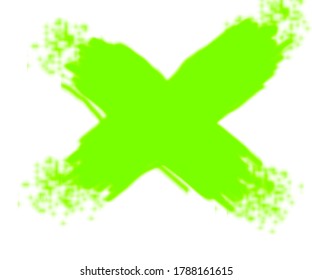 
Just A Green Cross On A White Background. Nothing New