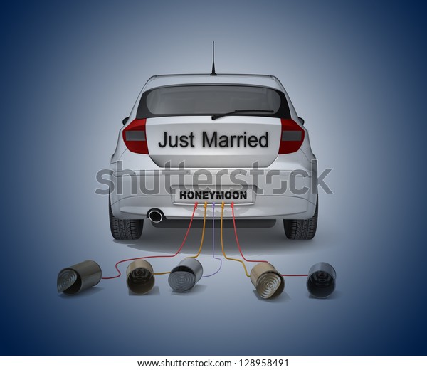 Just Married\
car