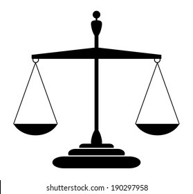 legal scales clipart