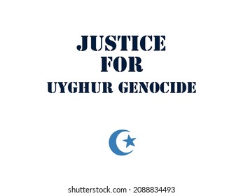 Justice For Uyghur Genocide Poster
