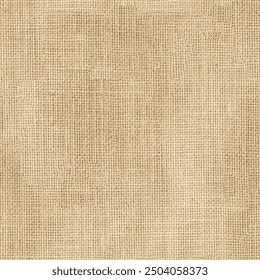 Jute pattern, rough burlap texture, canvas sackcloth, brown woven rustic bagging. Natural beige textile texture. Linen fabric backdrop. Threads background. Sackcloth surface, material