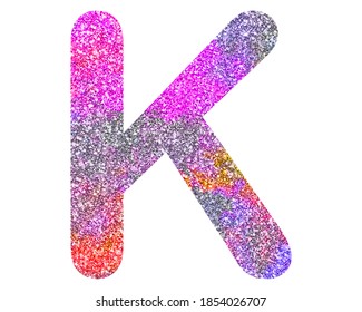 Glitter Letter K Images Stock Photos Vectors Shutterstock