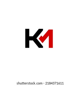 K N Word Logo Design Concept And Template 