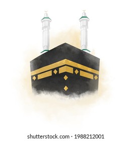 Kaaba Masjid Al Haram In Macca Hajj Design Minaret