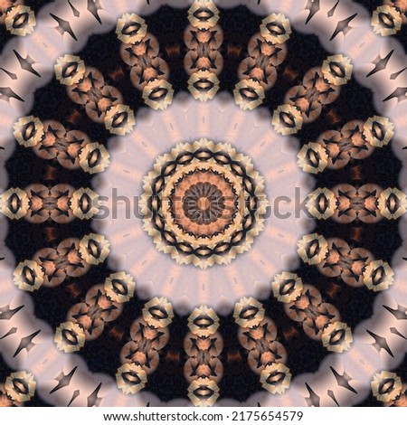 Kaleidoscope mandala pattern circle lower line neon mirror redering
 geometry background effect abstract texture muelti color spiral, circle