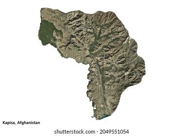 Kapisa, Afghanistan Satellite Imagery (3D Rendering)