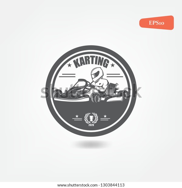Karting Club icon. raster\
copy