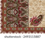 kashmirs embroidery, embroidery, kashmiri shawls, running prints, ethnic motifs, ethnic, textile, motifs, borders, ajrakh, geometric patterns, shirt design, digital design, digital printing, dupatta d