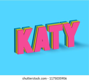 329 Katy name image Images, Stock Photos & Vectors | Shutterstock