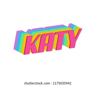 329 Katy name image Images, Stock Photos & Vectors | Shutterstock