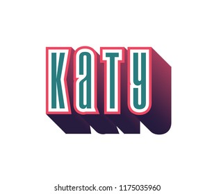 329 Katy name image Images, Stock Photos & Vectors | Shutterstock