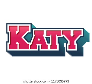 329 Katy name image Images, Stock Photos & Vectors | Shutterstock