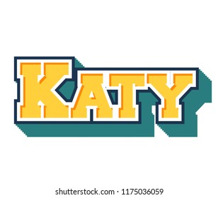 329 Katy name image Images, Stock Photos & Vectors | Shutterstock