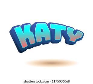 329 Katy name image Images, Stock Photos & Vectors | Shutterstock