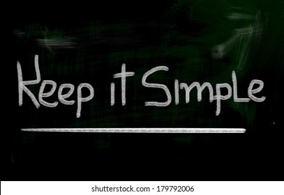 Keep It Simple Concept