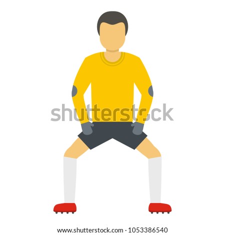 Keeper icon. Flat illustration of keeper icon for web