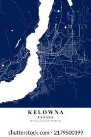 Kelowna - Canada Navy Plane Map